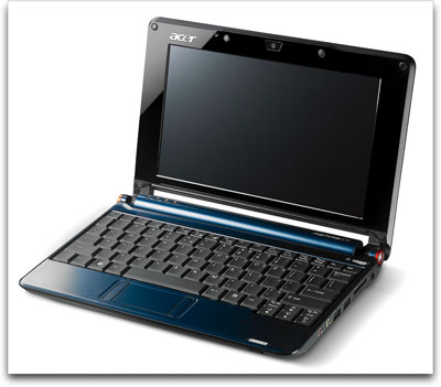 Regalos Geek 2008 Acer Aspire One Netbook