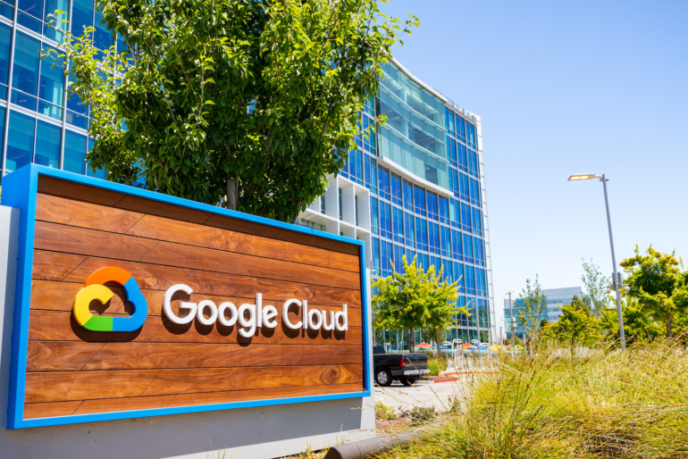 Google Cloud fuera de la sede.