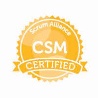 Logotipo certificado ScrumMaster (CSM).