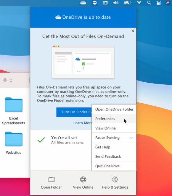 1692433238 563 Como configurar y usar Microsoft OneDrive en Mac