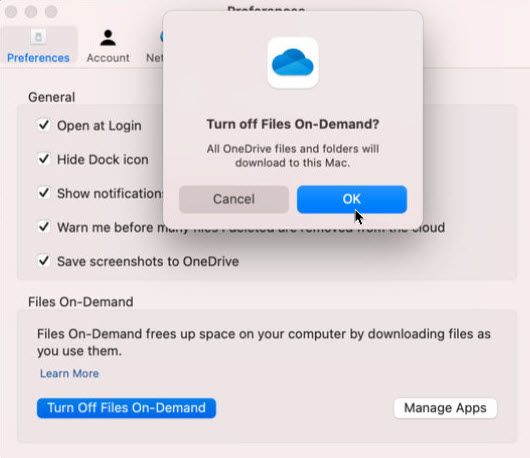 1692433239 658 Como configurar y usar Microsoft OneDrive en Mac