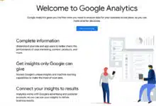 Screenshot of Google Analytics.