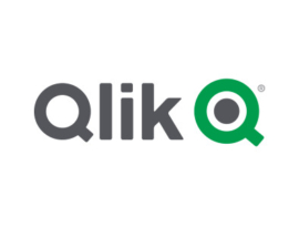 El logotipo de Qlik Sense.